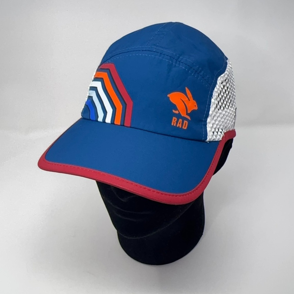 Boca Gear x Rad Running Hat Performance Lightweight Adjustable Moisture‎ Wicking